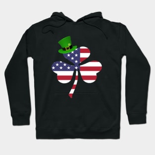 St Patricks Day Shirt American Flag Hoodie